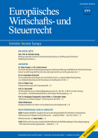 Europäisches Wirtschafts- und Steuerrecht (EWS)