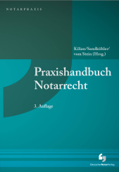 Abbildung: Praxishandbuch Notarrecht