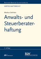 Abbildung: Anwalts- und Steuerberaterhaftung