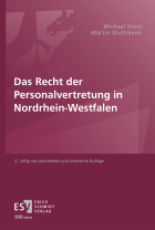 Abbildung: Das Recht der Personalvertretung in Nordrhein-Westfalen