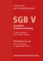 Abbildung: juris PraxisKommentar SGB V - Gesetzliche Krankenversicherung