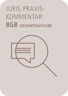 Abbildung: juris PraxisKommentar BGB - Gesamtausgabe