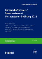 Körperschaftsteuer-, Gewerbesteuer-, Umsatzsteuer-Erklärung