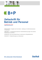 Zeitschrift für Betrieb und Personal (B+P)