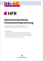 Höchstrichterliche Finanzrechtsprechung (HFR)