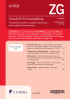 Abbildung: Zeitschrift für Gesetzgebung (ZG)